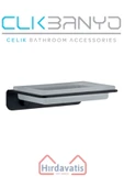 ÇELİK BANYO Paris DKP Sabunluk Mat Siyah thumbnail 3