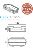 ÇELİK BANYO SÜMBÜL  TEL SABUNLUK thumbnail 2