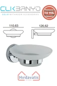 ÇELİK BANYO Paslanmaz Pirinç Karaca Sabunluk thumbnail 2