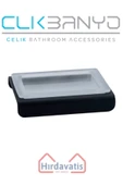 ÇELİK BANYO Paris DKP Setüstü Sabunluk Mat Siyah thumbnail 3