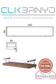 ÇELİK BANYO Paslanmaz Pirinç Selvi Etejer 50cm thumbnail 2