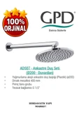 GPD ADS07 Ankastre Duş Başlığı (Ø200) thumbnail 4