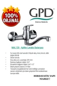 GPD Adrio MAL120 Aplike Lavabo Bataryası thumbnail 4