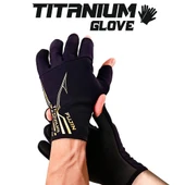 Fujin Titanium Gloves Black Gold Balıkçı Eldiveni thumbnail 1