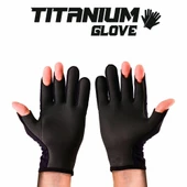 Fujin Titanium Gloves Black Gold Balıkçı Eldiveni thumbnail 2