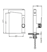 Bocchi Orient Eviye Bataryası Krom 1005-0090 thumbnail 2
