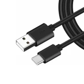 Usb 2.0 to type c şarj ve data kablosu USB type-C kablo 2m thumbnail 1