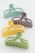 Oval Renkli Mandal Toka 10 cm thumbnail 1