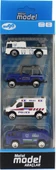 4'Lü Die Cast Polis Seti thumbnail 2