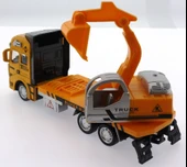 Die Cast Çek Bırak Sarı Kepçe thumbnail 4
