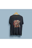Oversize Çin Ejderhası Tasarım unisex T-shirt thumbnail 7