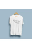 Oversize Binary Code Baskılı Unisex T-shirt thumbnail 1