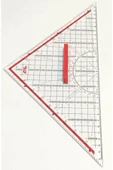 TML Aristo Cetveli 32 Cm - 3 Kenarlı Geometry Triangle Ruler thumbnail 1