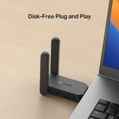 MERCUSYS MA32H AC1300 USB 3.0 KABLOSUZ AĞ ADAPTÖRÜ thumbnail 6