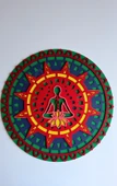 Ev Dekoru Lotus Mandala Çakra Temalı Ahşap Duvar Dekoru thumbnail 5