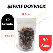 Şeffaf Doypack 8,5x14,5x5 cm (50 Adet) thumbnail 1