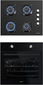 Kumtel B66-S2 + KO-40TAHDF Siyah Ankastre Set thumbnail 1