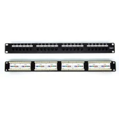 24 port cat6 patch panel 24 port ethernet panel thumbnail 3
