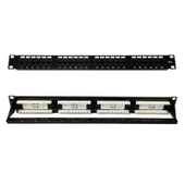 24 port cat6 patch panel 24 port ethernet panel thumbnail 1