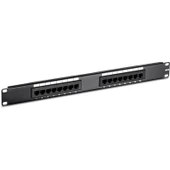 16 port cat6 patch panel 16 port ethernet panel thumbnail 1
