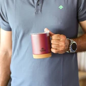 Igloo Cork Mug 350ml-BORDO thumbnail 7