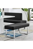 Hitit Dekorasyon Amana Paslanmaz Metal Bench thumbnail 2
