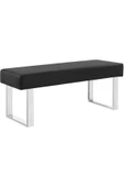 Hitit Dekorasyon Amana Paslanmaz Metal Bench thumbnail 4