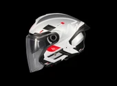 KASK MT COSMO SV Silence A2 Gloss GÜMÜŞ GÖZLÜKLÜ thumbnail 2