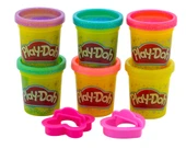 Play-Doh 6'lı Oyun Hamuru + 2 Adet Hamur Kalıbı thumbnail 1