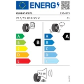 215/55R18 95V Ecsta PS71 SUV KUMHO thumbnail 2
