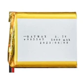Powermaster 905565 3.7V 5000mAh Lityum Polimer Pil thumbnail 2