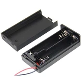 Powermaster  2'li AA Kapaklı Switch'li Pil Yuvası (IC-233C thumbnail 1