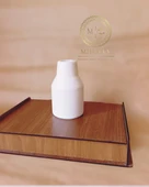 Minelly Dingin Çizgilerle Minimal Vazo thumbnail 3