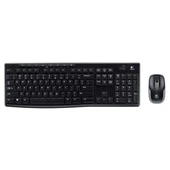 Logitech MK270 Kablosuz Klavye Set Mm Q Tr Siyah thumbnail 1