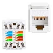 Rj45 Cat6 Şase 180 Derece Keystone Jack thumbnail 2