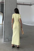 Düz Formlu Triko Maxi Elbise DNV-000134 thumbnail 4