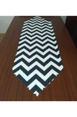 Alkan Homes Zigzag Desenli Dekoratif Runner thumbnail 1