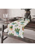Alkan Homes Kaktüs Figürlü Dekoratif Runner thumbnail 1