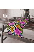 Alkan Homes Çiçek Desenli Dekoratif Runner thumbnail 1