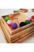 WOODTOY'S ORGANİK OYUNCAK DÜNYASI AHŞAP SAYI PİRAMİDİ thumbnail 4