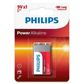 Philips 6LR61-P1B 9 Volt Power Alkalin Pil (Tekli) thumbnail 3