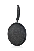 FALEZ Black Line Krep Tava 24cm Siyah thumbnail 3
