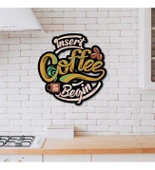 Ahşap Dekoratif Yazılı Insert Coffee Mutfak Süsü thumbnail 1