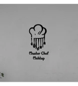 Mutfak Yazısı Master Chef Ahşap Dekoratif Duvar Süsü thumbnail 2
