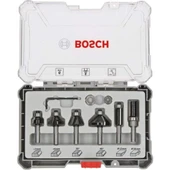 BOSCH FREZE SETİ 6 PARÇA DÜZ 8 mm PRO thumbnail 2