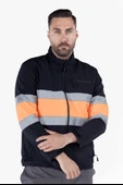 Reflektörlü Softshell Mont Neon İş Montu thumbnail 1