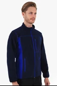 Çift Renkli Polar Ceket Anti-Pilling thumbnail 4