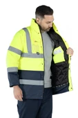 Çift Renkli Reflektörlü Hi - Vis İş Kabanı thumbnail 8
