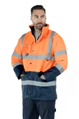 Çift Renkli Reflektörlü Hi - Vis İş Kabanı thumbnail 3