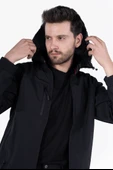 Gizli Kapüşonlu Softshell Mont thumbnail 11